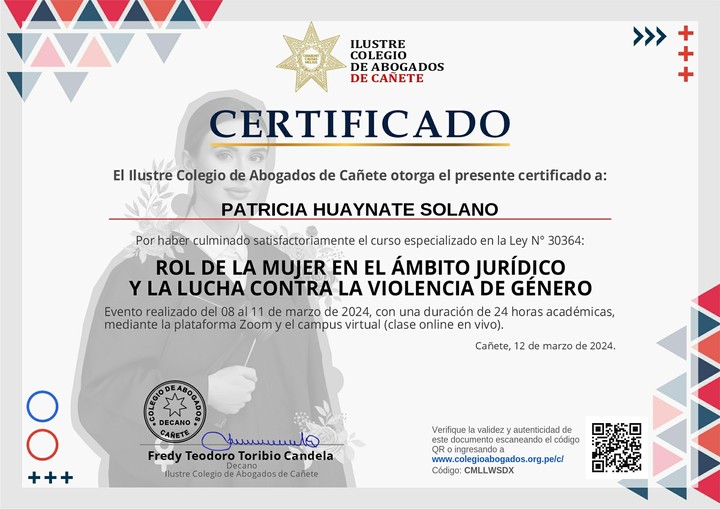 Certificado de capacitación
