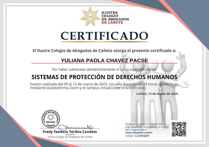 Certificado de capacitación