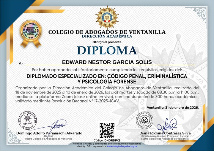 Certificado de capacitación