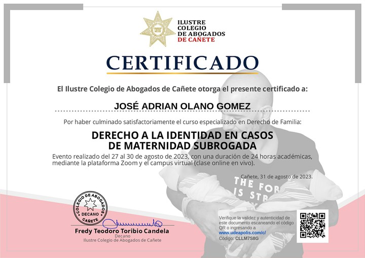 Certificado de capacitación